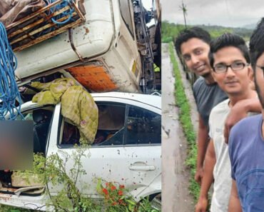 वाडीवऱ्हेजवळ झालेल्या अपघातात नाशिकचे चार तरुण ठार..