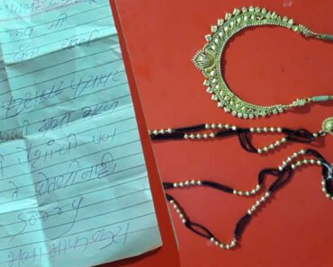 नाशिक: ‘सॉरी मला माफ करा’ अशी चिठ्ठी सोडून चोराकडून चोरीचा मुद्देमाल परत!