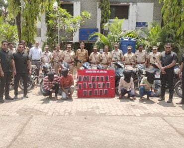 नाशिक: मोटारसायकल चोरी करणारी टोळी गजाआड; एकूण ९ मोटारसायकल आणि १९ मोबाईल जप्त !