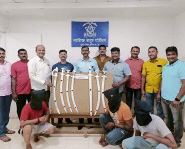 नाशिक: उज्जैन येथून बेकायदेशीरपणे आणलेल्या ७ तलवारी जप्त: तिघांना अटक