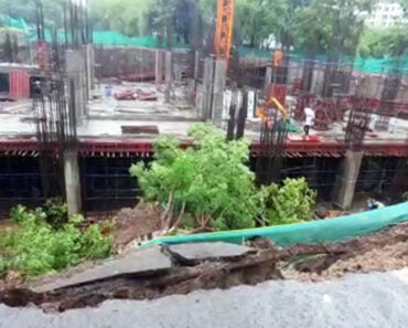 नाशिक: रस्ता खचल्याप्रकरणी महापालिकेची ‘या’ नामांकित बांधकाम व्यावसायिकाला नोटीस