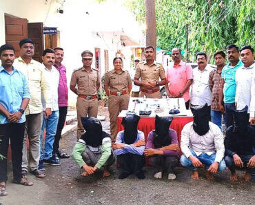 नाशिक शहरात अपार्टमेंटवर दरोडा पडण्यापुर्वीच पोलिसांची झडप