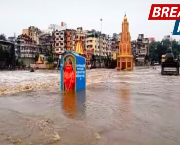 नाशिक: अखेर दुतोंड्या मारुतीच्या कमरेला पाणी लागलं… नाशिकला आला यंदाचा पहिला पूर