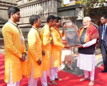 नाशिक: पंतप्रधान नरेंद्र मोदी यांनी घेतले ऐतिहासिक काळाराम मंदिरातील श्रीरामाचे दर्शन