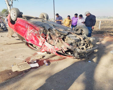 नाशिक: झाडावर कार आदळून झालेल्या अपघातात एक ठार; तीन जण जखमी