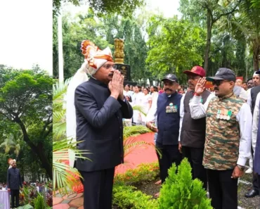 नाशिक जिल्हाधिकारी कार्यालयात ध्वजारोहण संपन्न !