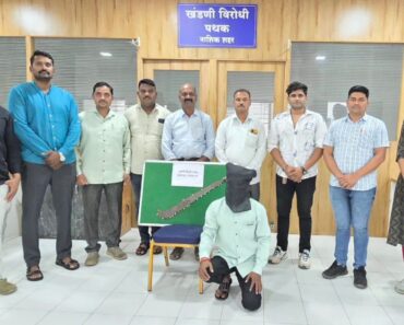 नाशिक: सराईत हद्दपार गुन्हेगाराला धारदार हत्यारासह अटक; खंडणी विरोधी पथकाची कारवाई !