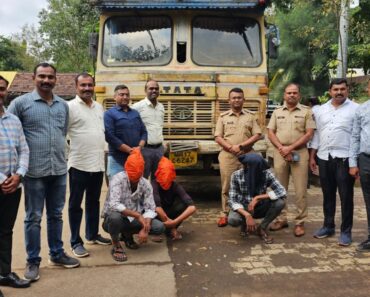 नाशिक: ३२ गोण्यांसह सिमेंटचा ट्रक चोरी करणारे तिघे अटकेत !