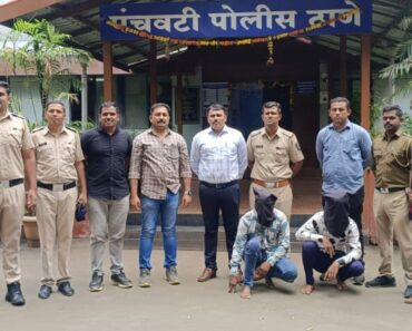 नाशिक: रस्त्यावर अडवत जबरी लूट करणाऱ्या दोघा सराईतांना अटक !