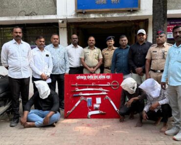 नाशिक: कोयते, तलवारी घेऊन दहशत माजविणाऱ्या तिघांना अटक !