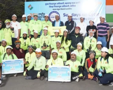 рдирд╛рд╢рд┐рдХрдЪреНрдпрд╛ рд╕рд╛рдпрдХрд▓рдкрдЯреВрдВрдиреА рд░реЕрд▓реАрддреВрди рджрд┐рд▓рд╛ ‘рдорд╛рдЭрд╛ рднрд╛рд░рдд – рдорд╛рдЭрдВ рдордд’рдЪрд╛ рд╕рдВрджреЗрд╢ рдирд╛рд╢рд┐рдХрдЪреНрдпрд╛ рд╕рд╛рдпрдХрд▓рдкрдЯреВрдВрдиреА рд░реЕрд▓реАрддреВрди рджрд┐рд▓рд╛ ‘рдорд╛рдЭрд╛ рднрд╛рд░рдд – рдорд╛рдЭрдВ рдордд’рдЪрд╛ рд╕рдВрджреЗрд╢