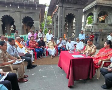 नाशिक: महापौर, पोलीस आयुक्तांसह जिल्हाधिकाऱ्यांची काळाराम मंदिराला भेट व पाहणी