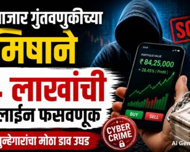 नाशिक: शेअर बाजार गुंतवणुकीच्या आमिषाने ८४ लाखांची ऑनलाइन फसवणूक