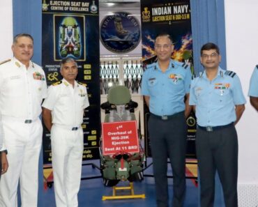 भारतीय वायुसेनेच्या बीआरडी, नाशिककडून भारतीय नौदलाच्या मिग-29 के इजेक्शन सीटचे स्वदेशी ओव्हरहॉल यशस्वी
