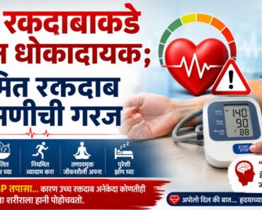 उच्च रक्तदाबाकडे दुर्लक्ष धोकादायक; नियमित रक्तदाब तपासणीची गरज