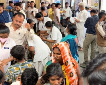 नांदगावच्या आठवडे बाजारातील भेळभत्त्यामुळे विषबाधेचा संशय; १४० हून अधिक रुग्ण रुग्णालयात